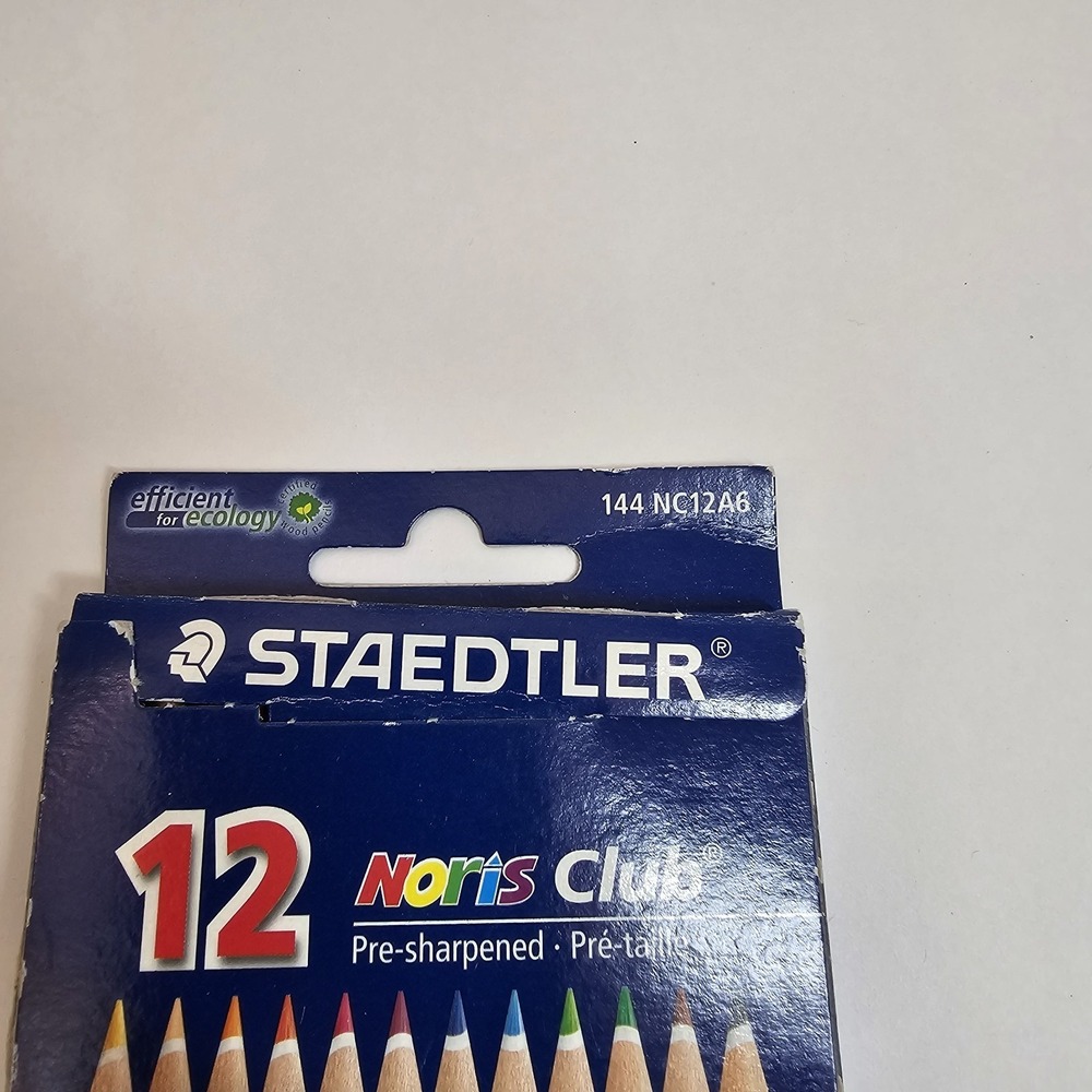 Staedtler Noris Club Colored Pencils 12 Pack Pre Sharpened New - Picture 4 of 11